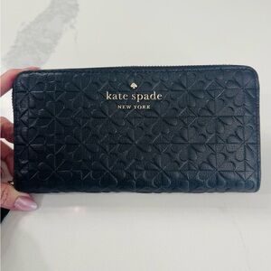 Kate Spade Black Quilted Wallet